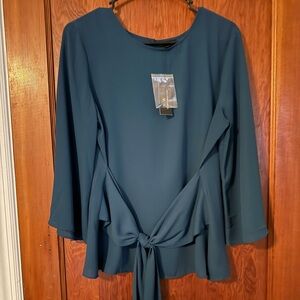 3/4 sleeve tie top
